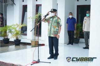 Bupati Asahan Pimpin Apel Pagi di Lingkungan Satpol PP Kabupaten Asahan