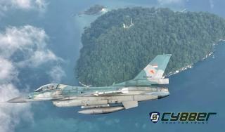 Pesawat F-16 Gelar Patroli di Selat Malaka dan Karimata
