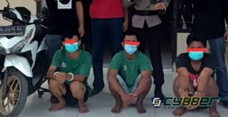 Polsek Merbau Mataram Ringkus 3 Pelaku Jambret HP