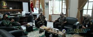 Danrem 064/MY Terima Kunjungan Silaturahmi Kajati Banten