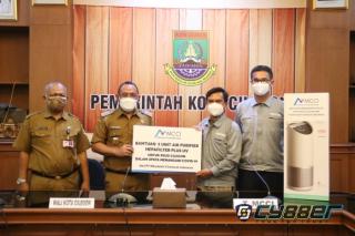 PT MCCI Beri 5 Alat Kesehatan Atasi C-19 Untuk Pemprov Cilegon