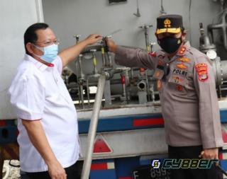 Polda Lampung Salurkan Oksigen Gratis untuk Masyarakat yang Isoman