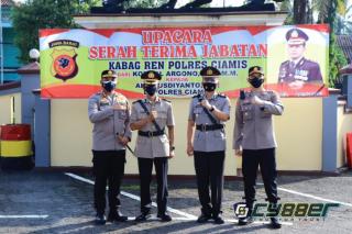 Sertijab Kepala Bagian Perencanaan Polres Ciamis