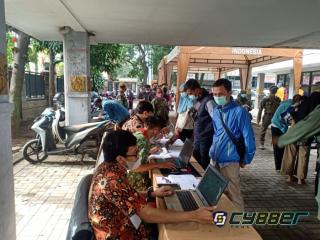 Program Gerai Vaksin Presisi, Kompol Dede Supriatna Pimpin Pengamanan Kegiatan 