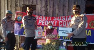 Siswa Sespimma Angkatan 66 Gelar Baksos Kaum Duafa di Aek Kanopan