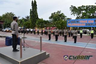 Polres Inhu Gelar Sertijab Kasat Reskrim dan Kapolsek Batang Gansal