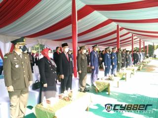 Danpusdiklat Paskhas Hadiri Upacara HUT RI 76 Tahun di Kabupaten Bandung