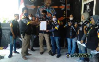 Sekretaris LMP Kabupaten Bandung Ucapkan Selamat Pada Ketua KSM LSM GMBI Arjasari