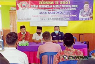 Agus Sartono Laksanakan Reses II di Desa Sukamaju