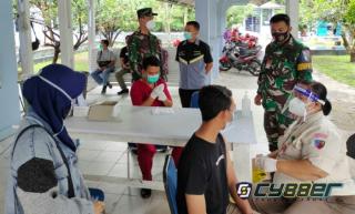 Terapkan Daftar Vaksinasi Via Online, Kepuasan Warga Pekanbaru Terhadap Layanan Lanud Roesmin Nurjadin Tinggi 