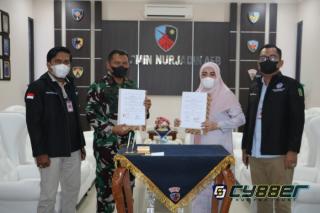 Penandatanganan MoU Antara Lanud Roesmin Nurjadin dan Komnas PA Prov. Riau