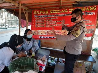Polisi Himbau Pemilik Warung dan Pengunjung Terapkan Prokes