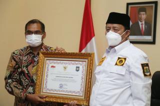 Pemprov Banten Raih Penghargaan Penyelesaian Tindak Lanjut Hasil Pengawasan Secara Tepat Waktu 