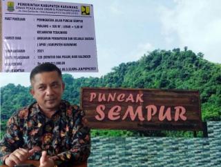 Menunjang Pertanian, Pembangunan Jalan Puncak Sempur Sangat Bermanfaat Bagi Masyarakat