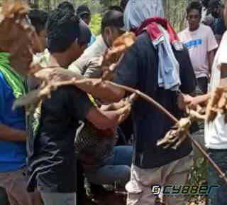Pelaku Ranmor di Lamongan, Dihajar Warga