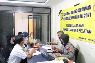 Selama Sepekan, Polres Lamsel Lakukan Asistensi Bidang Keuangan ke Seluruh Polsek