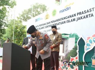 Hadiri Peletakan Batu Pertama Islamic Center PERSIS, Kapolri Yakin Hasilkan SDM Berkualitas