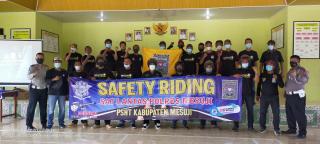 Polres Mesuji Gelar Sefety Riding Gandeng PSHT Cabang Kabupaten Mesuji