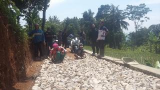 Pemdes Warung Menteng laksanaan Pembangunan Samisade Tahap ll