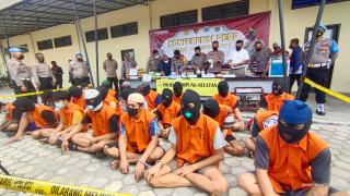 Puluhan Tersangka Diamankan Polres Lamsel Dalam Sebulan