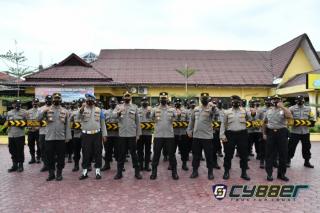 Polres Aceh Timur Gelar Apel Kendaraan dan Pasukan Dalmas