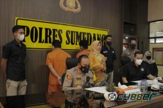 Polres Sumedang Gelar Konferensi Pers, Ungkap Kasus Curanmor