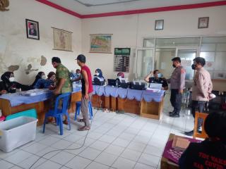 Tekan Penyebaran Covid-19, Polisi Terus Lakukan Pemantauan Gerai Vaksinasi