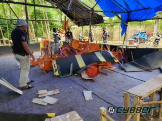 Penjudi Sabung Ayam di Kebun Karet Kocar Kacir Saat Digrebek Polisi