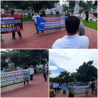Heboh, Gubernur Aceh Kembali Didemo! Padahal Baru Sembuh Sakit