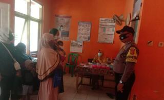 Polisi Monitoring Vaksinasi Balita dan Ibu Hamil