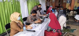 Ratusan Warga Antusias Ikuti Gerai Vaksin Presisi Polri