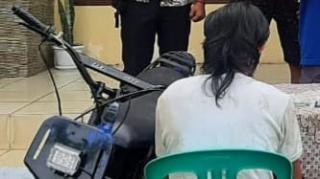 Curi Motor di Kebun Warga, Pria Gondrong ini Ditangkap Polsek Limau