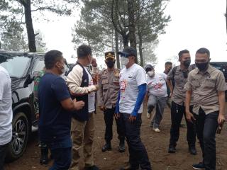 Kapolres Majalengka Hadiri Event Kolaberaksi Fest di Wisata Alam Kanaga Hill