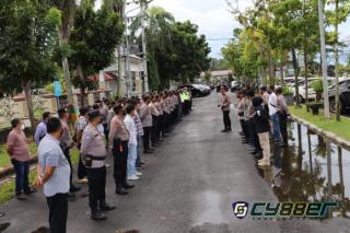 Amankan Pelantikan Kades di Aula Rumdis Bupati Lamsel, 100 Personil Diterjunkan 