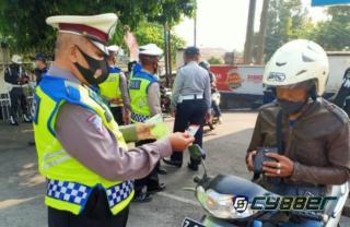 Puluhan Aparat Gabungan, Lakukan Operasi Terpadu Diwilayah Hukum Polres Ciamis