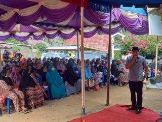Reses Anggota DPRD Sumut Komisi D Dari Fraksi PKS Tampung Aspirasi Masyarakat Desa Siamporik