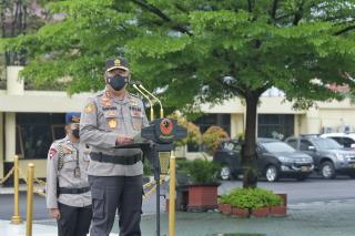 Kapolda Jabar Pimpin Apel Gelar Pasukan Ops Zebra Lodaya 2021