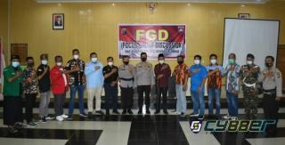 Giliran OKP dan Ormas Silahturahmi Dengan Kapolres Inhu