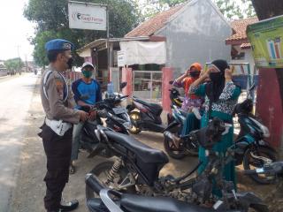 Ops Yustisi Polsek Kasokandel Himbau Warga Agar Tetap Pakai Masker Saat Keluar Rumah
