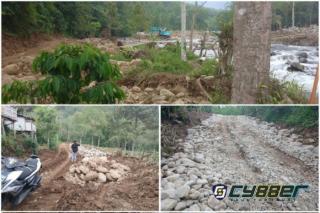 L-KPK Soroti Pembangunan Jalan Ladang Lubuk Genting Menuju Talang Lubuk Tapang