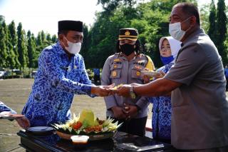 Kapolres Banjar Menghadiri Upacara Peringatan HUT Korpri ke-50