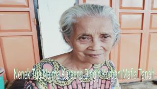 Nenek Berumur 80 Tahun yang Diduga Korban Mafia Tanah Tengah Mencari Keadilan