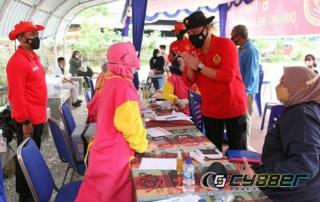 Kembali Binda Riau Adakan Vaksinasi Massal Covid-19 di Desa Tualang, Siak