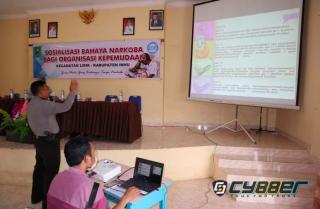 Kapolsek Lirik Sosialisasikan Bahaya Narkoba Pada Ormas dan OKP