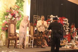 Ngunduh Mantu, Sapta dan Widi Terapkan Protokol Kesehatan Secara Ketat