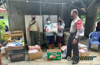 Polisi Monitoring Penyaluran Bansos BPNT Program Sembako Tahun 2021