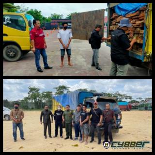 Kembali Polres Inhu dan Polhut Amankan 1 Truk Kayu Ilegal dari Kawasan TNBT