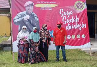 Percepat Vaksinasi, BIN Sasar Daerah Terpencil di Aceh Utara