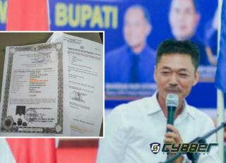 Viral, Beredar Di Medsos Dugaan Ijazah Palsu Bupati Rokan Hilir Epi Sintong
