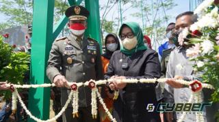 Danrem 061/Sk Bersama Bupati Resmikan 33 Jembatan Rawayan Bogor